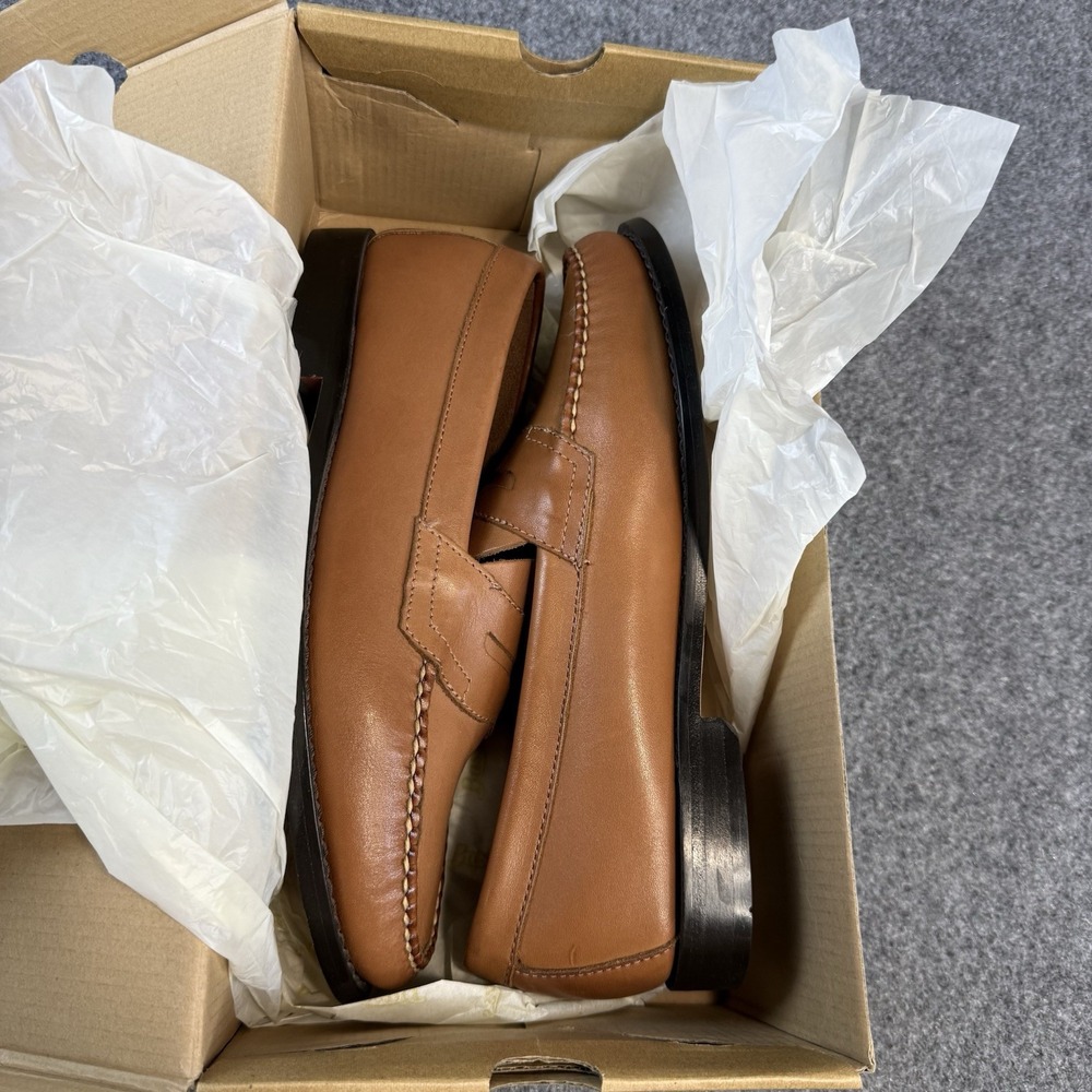 GH Bass Weejuns Larson Penny Loafers Brown Men's 8.5 2E New In Box - Picture 8 of 9